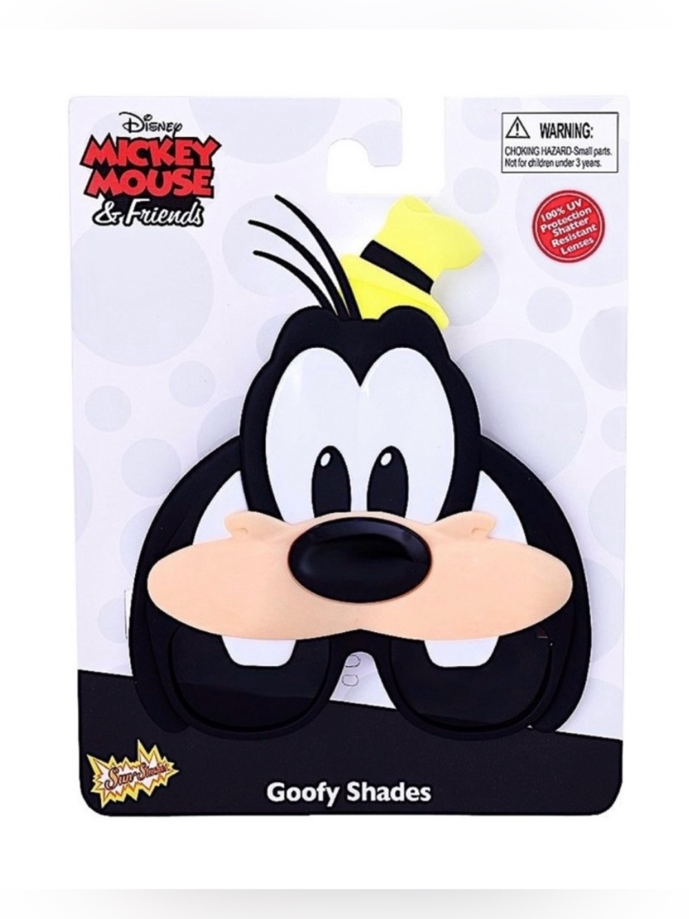 NWT Sunglasses Disney Sun-Staches of the Character Goofy UV400 OSFM